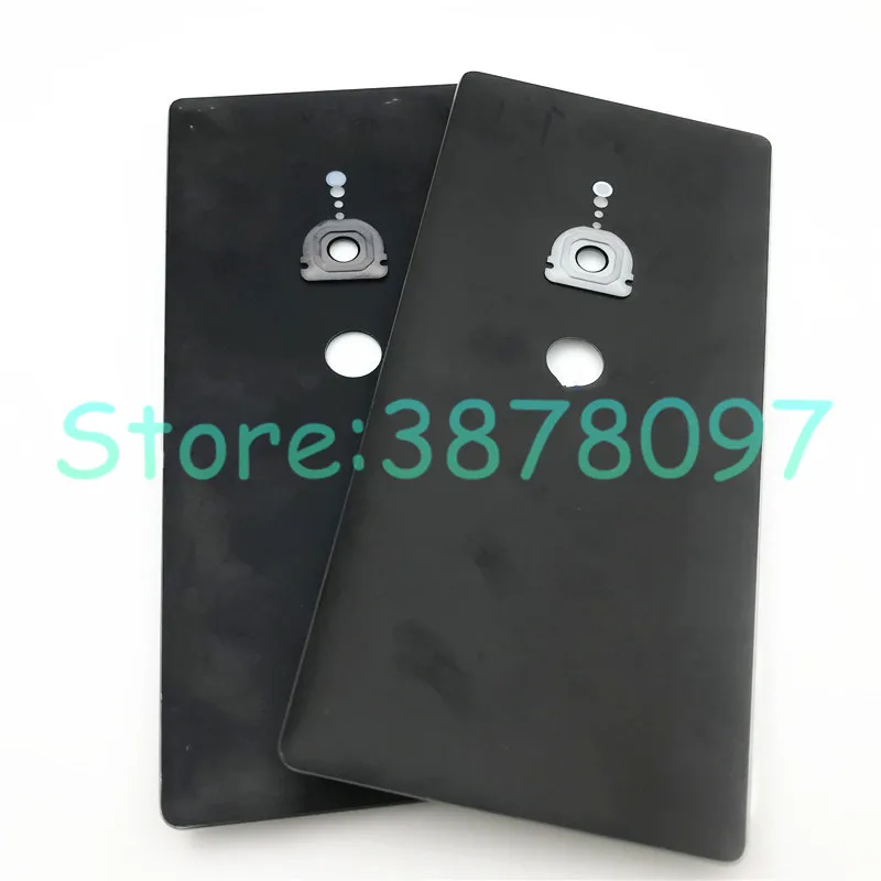 Новое стекло для sony Xperia XZ2 H8216 H8266 H8276 H8296 задняя крышка батарейного отсека задняя дверь Корпус чехол с объективом камеры