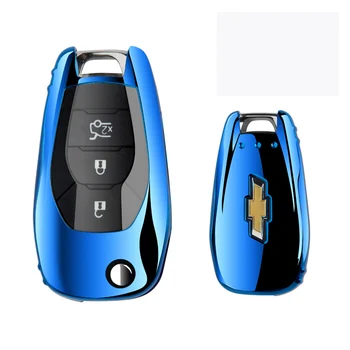 

Car-styling New soft TPU Car Key Covers Key Case Fob Shell For chevrolet cruze spark sonic camaro Volt Bolt Trax Malibu cruze