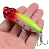 1Pcs Fishing Lures 6.5cm/12g Topwater Popper Bait 5 Color Hard Bait Artificial Wobblers Plastic Fishing Tackle with 6# Hooks ► Photo 2/6