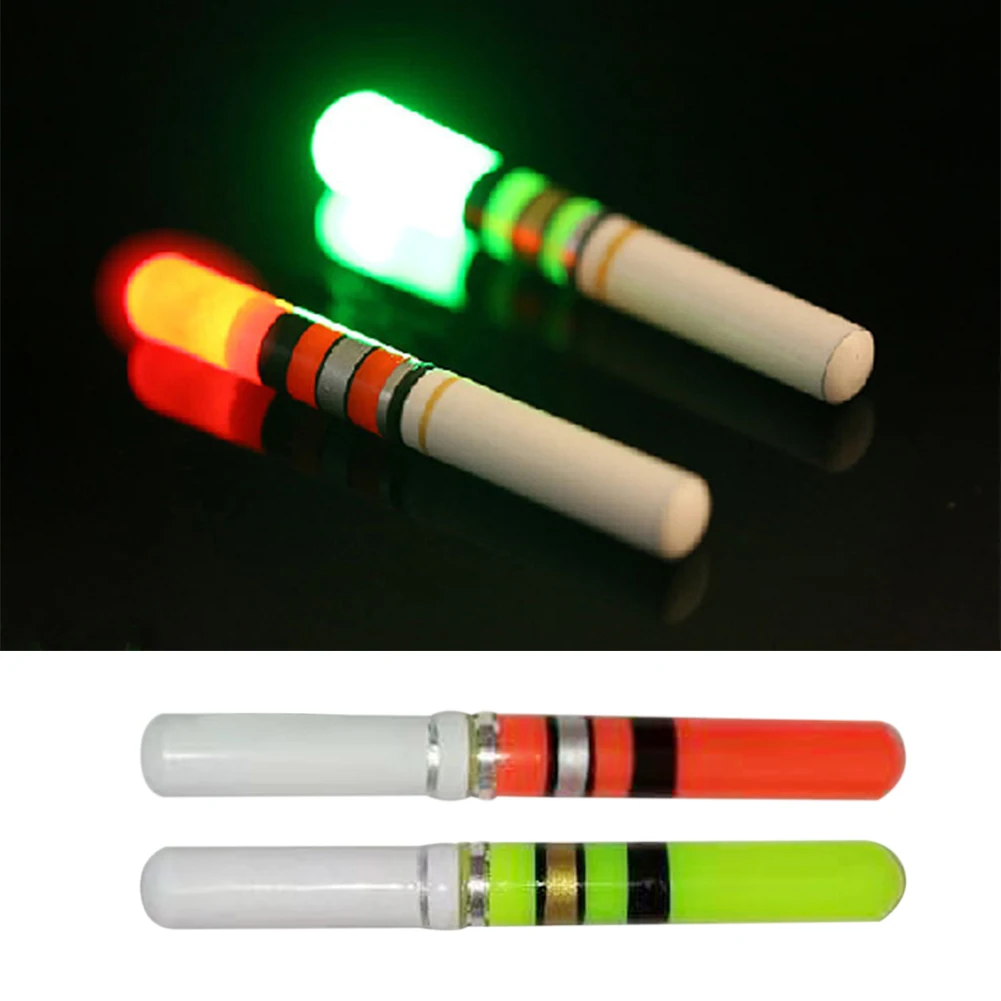 Fishing Floats Fishing Float Fishing Glow Stick Fishing Light Stick Fishing Light Fishing Tackle Fishing Bobber Fishing Buoy 10pcs/pack Outdoor CR322 Battery Operated Glowing Night Fishing Float Tail Sports Light Stick Bright Visual Assistant Luminous