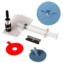 Windshield Repair Kit Tools Glass Windscreen Repair Set Give Door Handle Protective Decorative Stickers Glass Repair Kit CCC