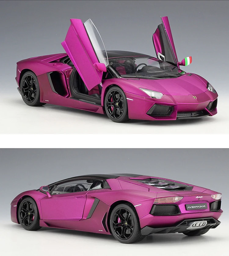WELLY литье под давлением 1:18 Модель автомобиля Lamborghini Aventador LP700 металлический гоночный автомобиль высокого симулятор литья под давлением автомобиль игрушки из сплава для детей Подарки
