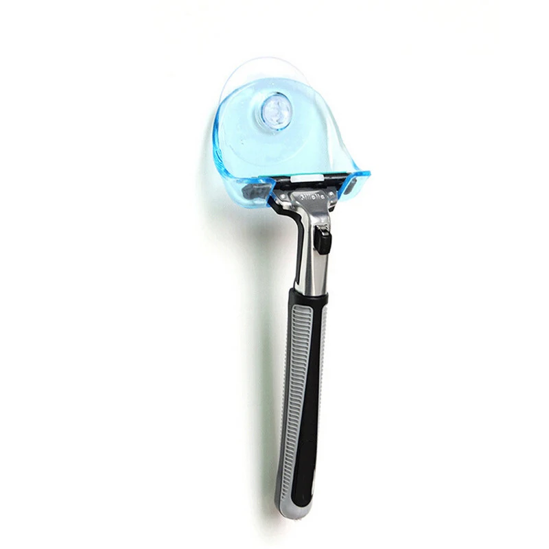 1pcs Plastic Super Suction Cup Razor Rack for Bathroom Holder Shaver Storage Organizer Housekeeper on Wall | Дом и сад
