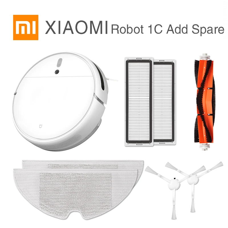 

XIAOMI MIJIA Mi Sweeping Mopping Robot Vacuum Cleaner 1C for Home Auto Dust Sterilize 2500PA cyclone Suction Smart Planned WIFI