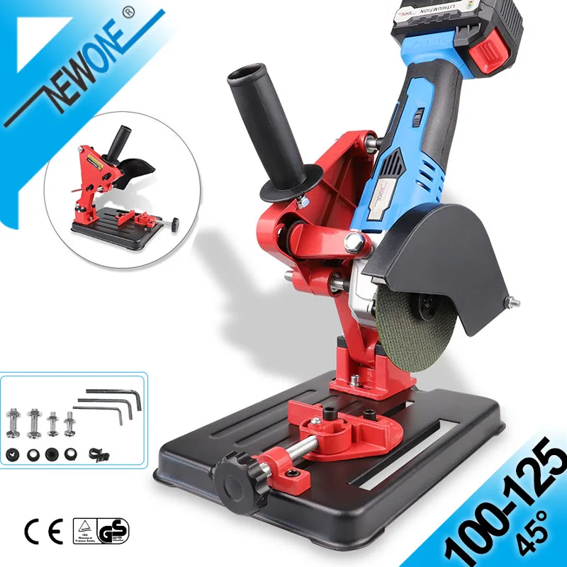 Universal Multi-angle Adjustable Grinder Bracket Accessories machine Stand Holder for cutting wood 100 115 125mm Angle Grinder