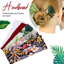 

Headbands Soft and Breathable Headwraps Fashion Printing Hairbands 6 Patterns Hair Accessory for Women Head Band Hair Accessory