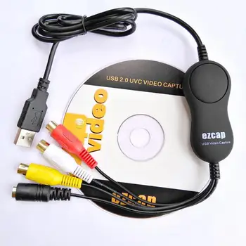 

EZCAP 159 Audio Grabber Capture Analog Video From VHS,Camcorder Game Box To Digital File Support Windows10/8/7 Dropshipping