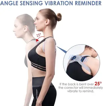 

Intelligent Adjustable Back Posture Corrector, Spine and Shoulder Correction Training Belt ， Smart Support Belt