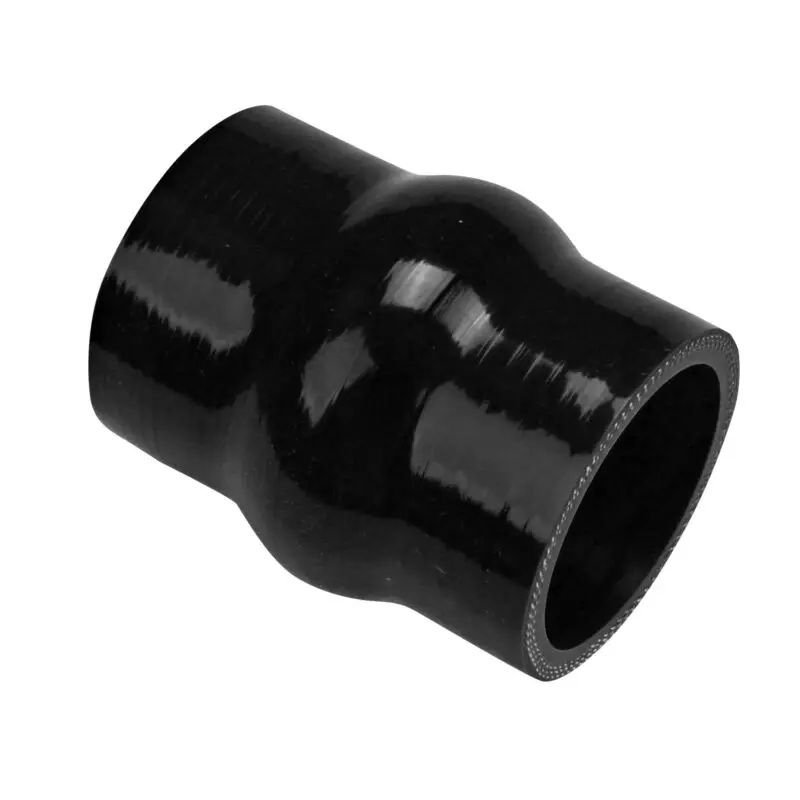 

2.5 63mm Hump Straight Silicone Hose Coupler Tube 2 1/2Inch Pipe Black+Clip Kit