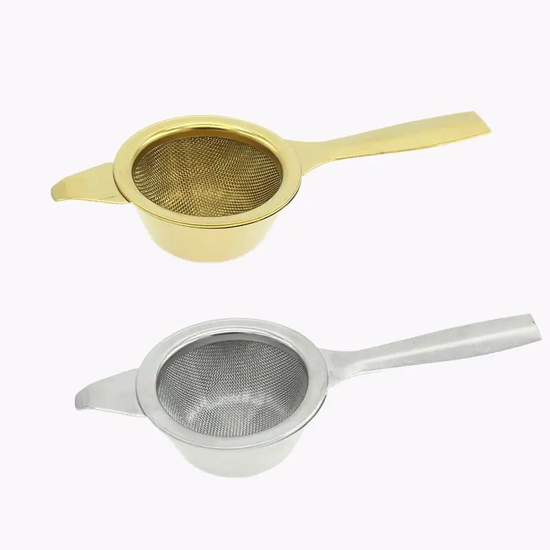

Household Stainless Steel Tea Filter Fine Mesh Tea Infuser Tea Strainer Home Coffee Cocktail Food Strainer n