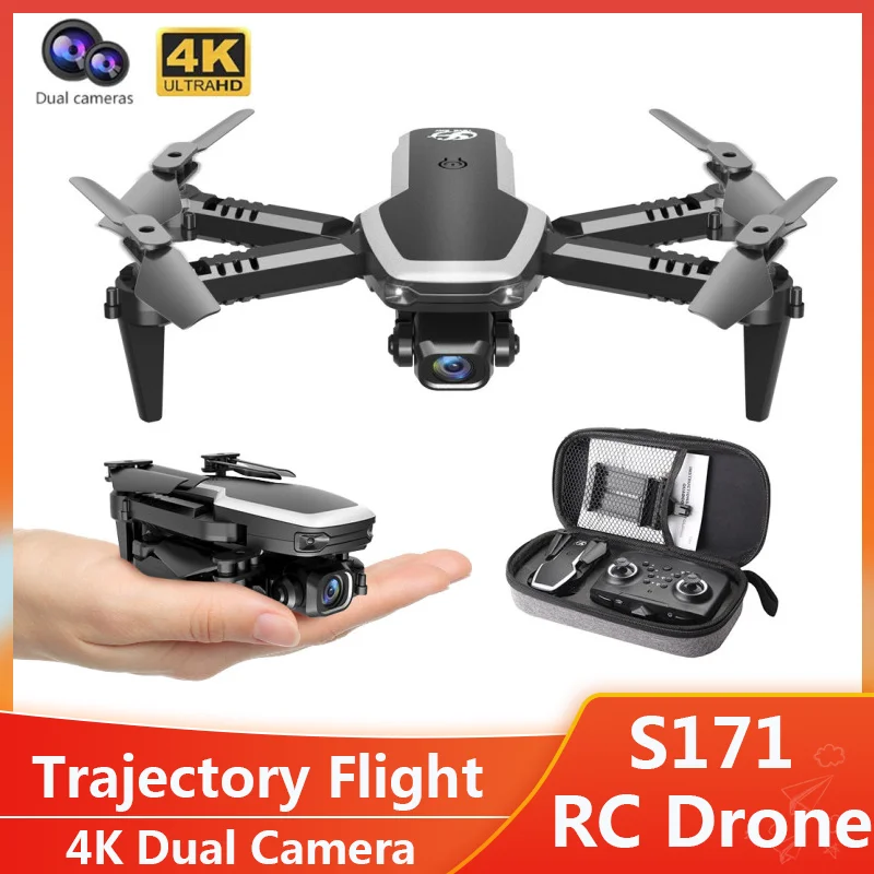 

Mini Drone 4K WIFI HD Dual Camera Aerial Photography Six-axis Gyroscope RC Helicopter Altitude Hold Remote Control Drones Gift