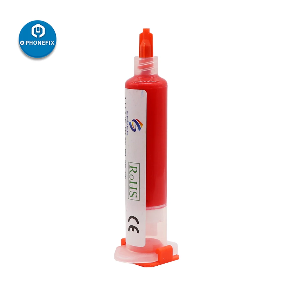 PHONEFIX-6-Colors-UV-Curable-Solder-Mask-PCB-Paint-Welding-Fluxes-Oil-With-Needle-Head-For(8)