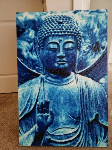 

Hand Painted Buddha Oil Painting On Canvas