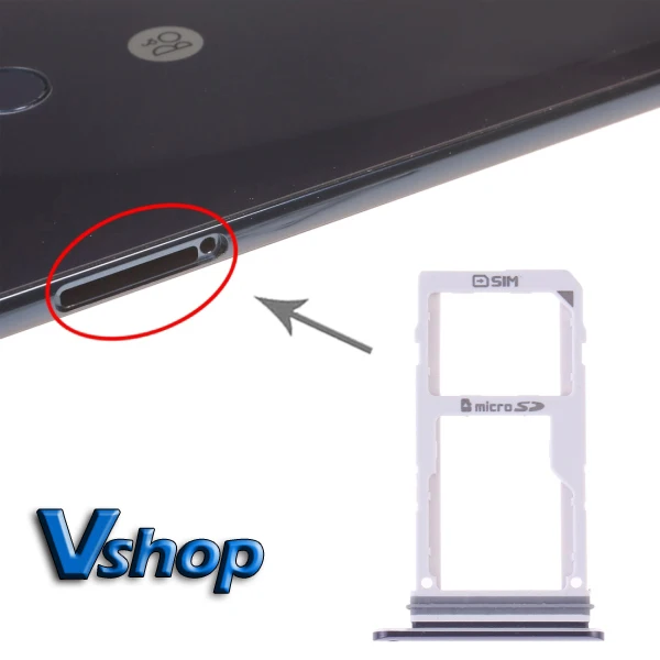 Лоток для SIM карты LG V30 VS996 LS998U + лоток карты/фото H933 Запасная часть|Адаптеры карт| |