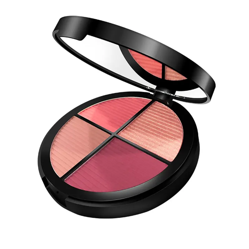 

4 colors Blush Baked Cheek Face Blusher Texture Baked Blush Face Base Mineral Blusher Palette Blush Makeup Pallete