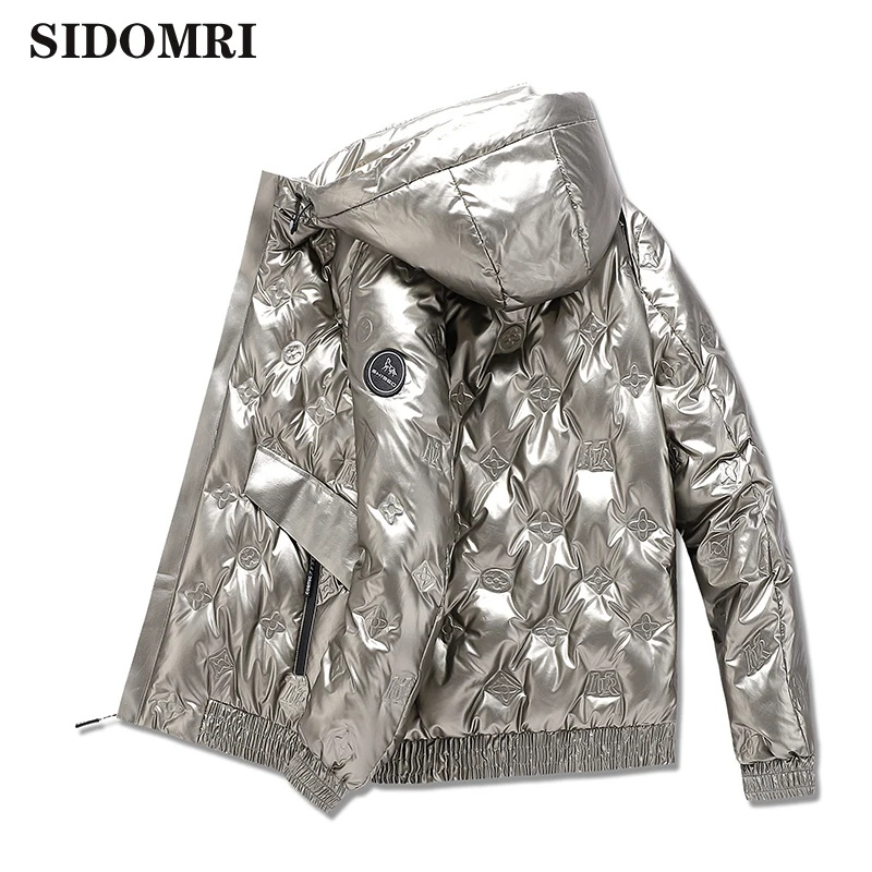 

Down jacket winter new collection 90% white duck down jacket of brand design stand-up collar and glossy coat for men