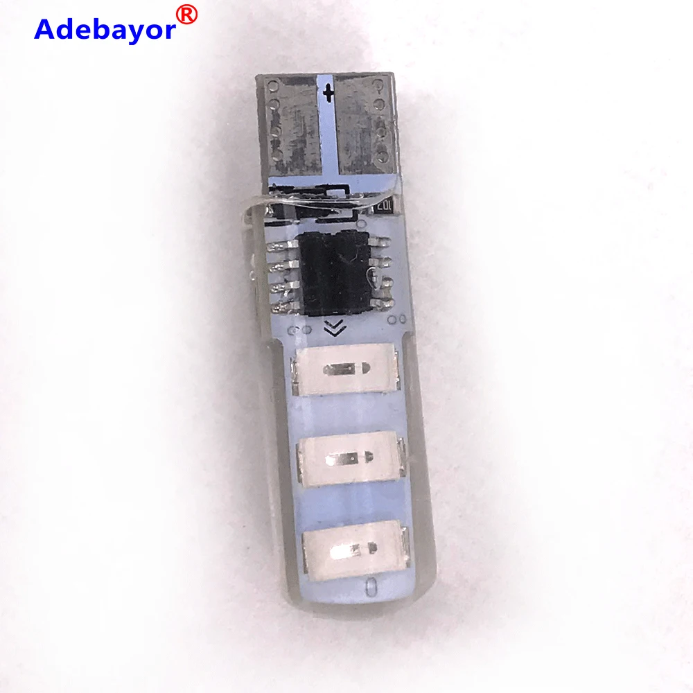 200 шт. T10 5730 5630 6SMD светодиодный водонепроницаемый постоянный светильник для вспышки, двойной режим, силиконовая гелевая оболочка, автомобильная лампа для чтения, автомобильная парковочная лампа
