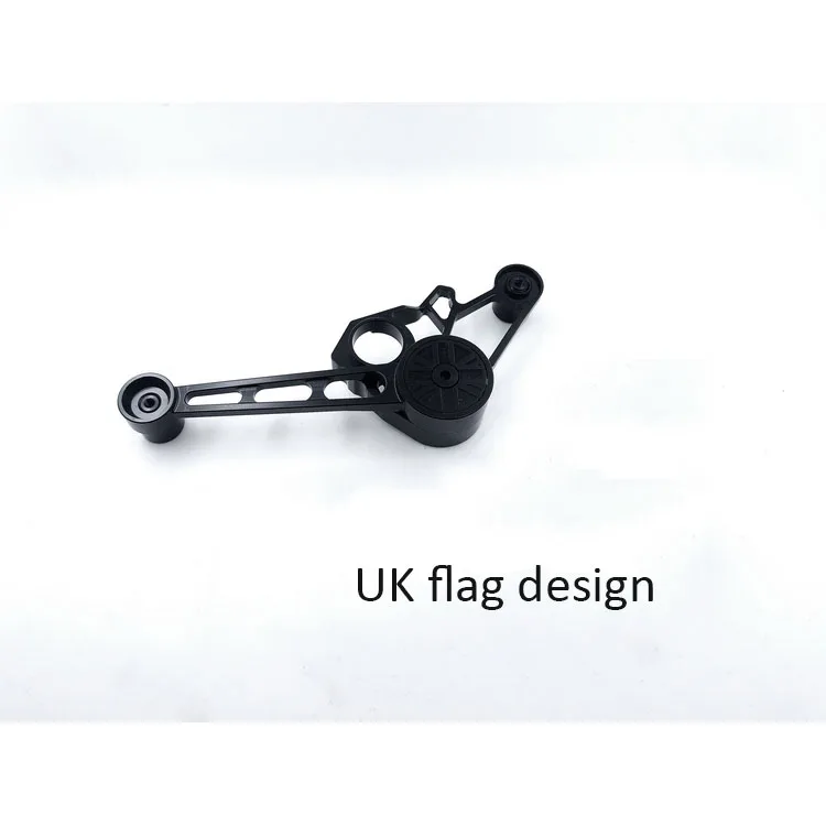 UK black Сверхлегкий ЧПУ натяжитель цепи для Brompton складной велосипед натяжитель внешний 3 4 5 скоростей внутренний 1 2 3 6 скоростей - Цвет: UK black