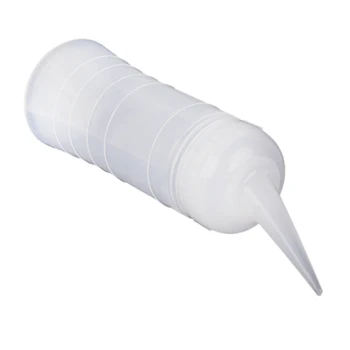 

1Pc 120ml Clear Plastic Salon Hair Color Applicator Bottle Hairdressing Measuring Tool For Hair Salon or Home Use