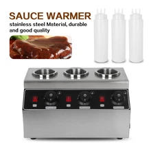 Соус грелка 3 бутылки сохраняет тепло контроль температуры удобное управление легко моется