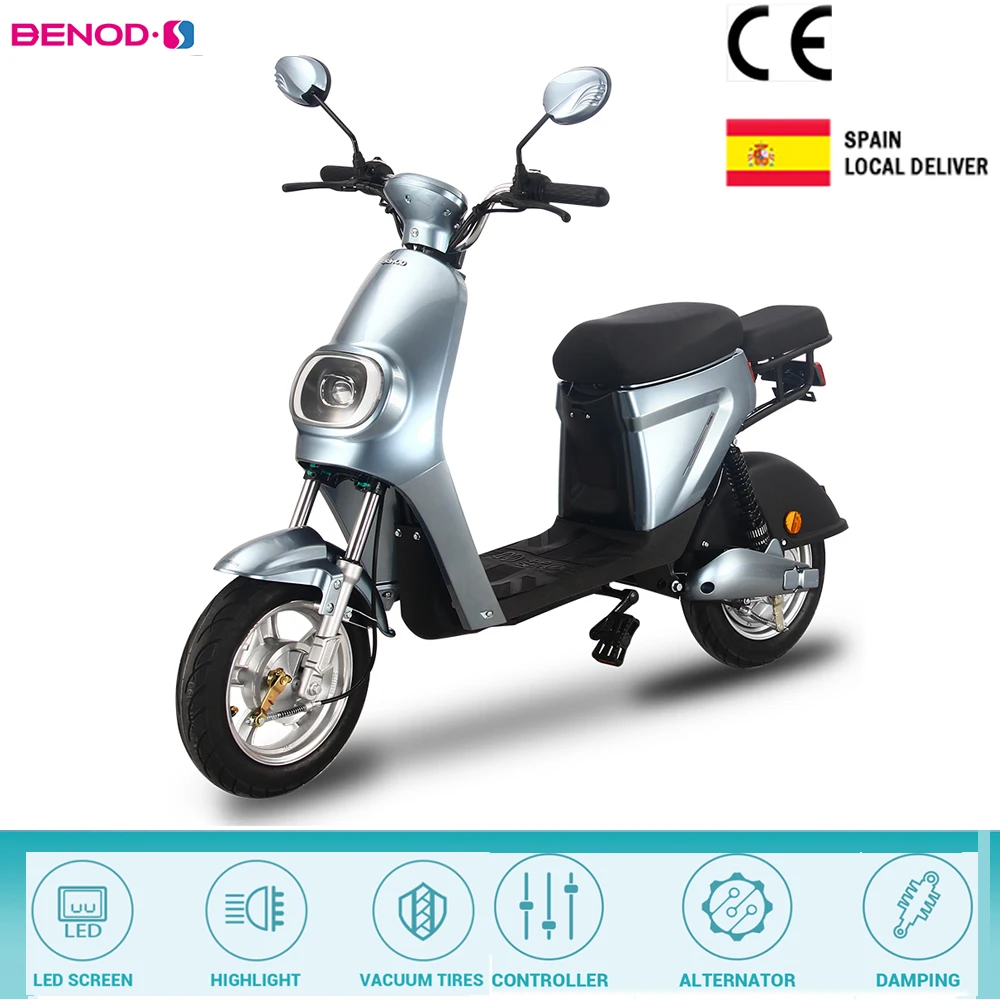 BENOD 350W электрический мотоцикл Высокая Мощность 25 км/ч литиевая батарея