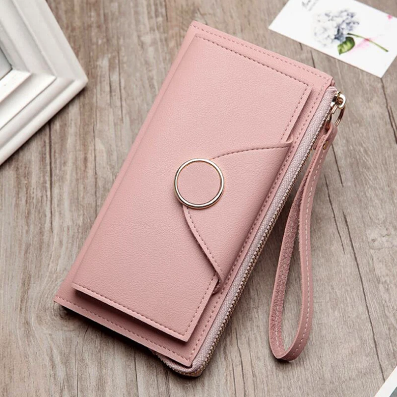 New Women Fashion Wallets Pouch Style Wallet Female Purse Handbag Money Bag Card Holders Phone Pocket 2020 | Багаж и сумки