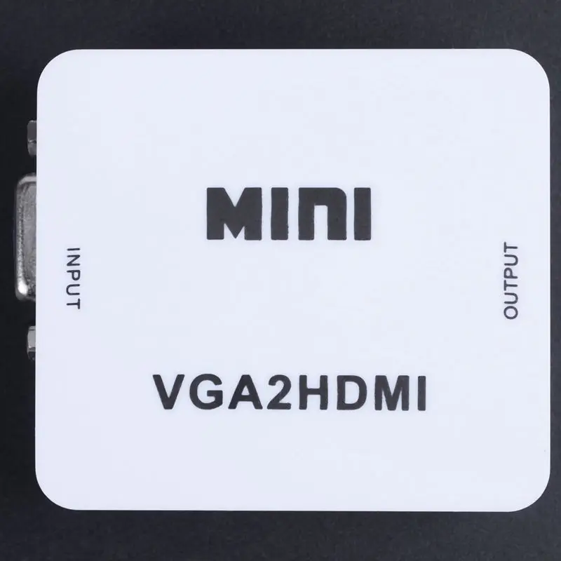 1080P Аудио VGA к HDMI HD HDTV видео конвертер коробка адаптер для ПК ноутбук DVD