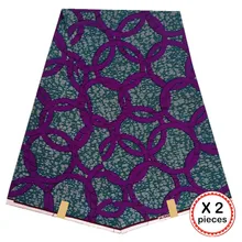 Африканская восковая ткань с принтом Анкара для шитья Анкара африканская ткань 12 ярдов Нигерия хлопок Гана ткань для платья 91020