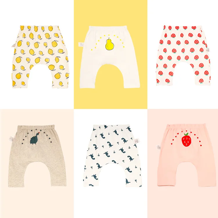 

New Style Men And Women Children Harem Pants Spring And Summer mian bao Harem Pants Large Bottom Capri Pants Mn1005v