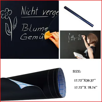 

2020 new ChalkBoard Blackboard WallPapers Blackboard Vinyl Peel and Stick Self Adhesive Chalkboard Wall Sticker 45cmX200cm AP5