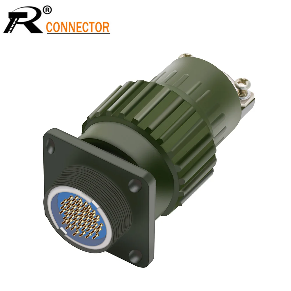 Series 36 mm Y36m Fivela Rápida Conector de Cabo de Aviação Plug Macho e Fêmea 50pin 65pin Verde Militar Y36m tj