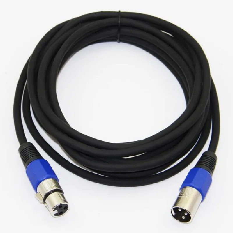 

XLR Cable Male to Female M/F Audio Cable For Microphone Mixer TPE Material+OFC Copper 1m 1.8m 3m 4.5m 5m 6m 7.6m 10m 15m 20m