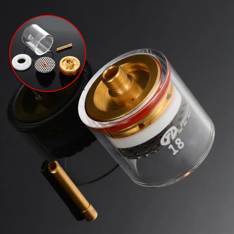 Комплект газовых цанговых насадок для горефонарь комплект из 5 предметов насадка