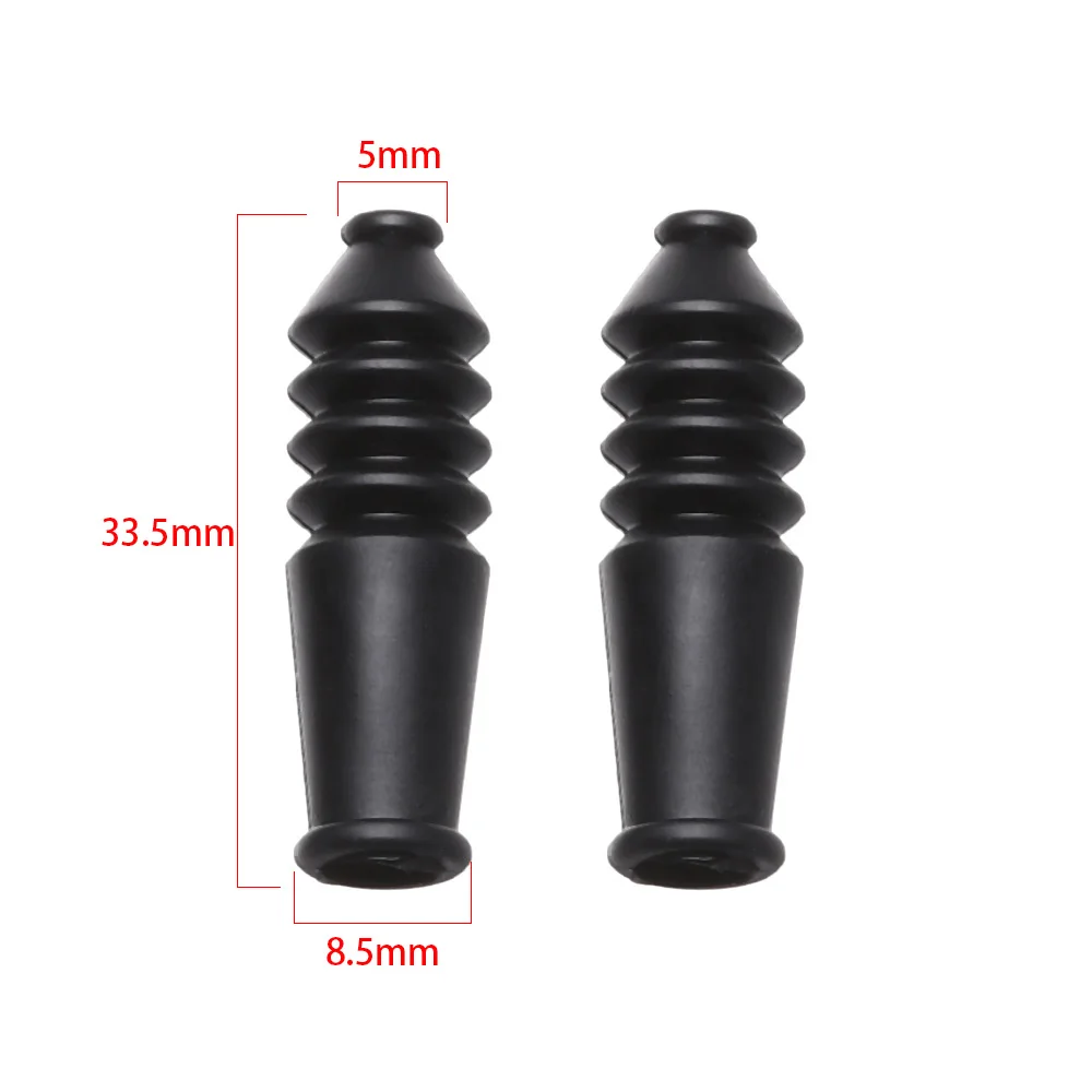 Bicycle V Brake Parts 2pcs/2sets V Brake Noodle and Boot Set MTB Mountain Bike Outdoor Noodles Cable Guide Bend Tube Pipe Sleeves Protector Hose Brake bicycle v brake calipers bicycle v brake parts bicycle brake cable bicycle cable protector