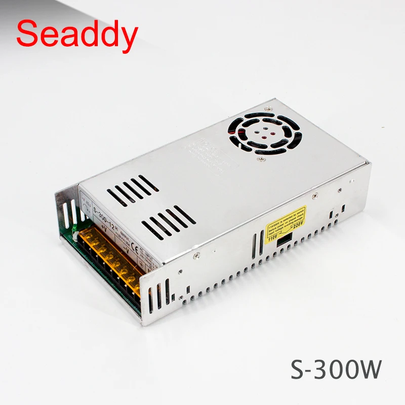 300 Вт ac dc источник питания/12 Вольт 25 ампер светодиодный импульсный режим smps/300 Ватт светодиодный силовой трансформатор S-300-12
