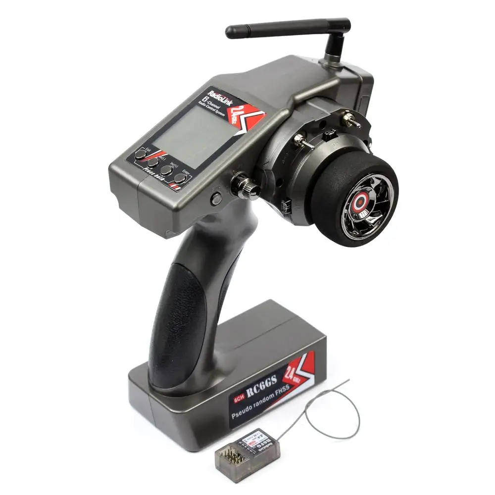 Передатчик RadioLink RC6GS 2,4G 6CH RC автомобиль Лодка контроллер передатчик и R6FG гироскоп Крытый приемник - Цвет: 1PCS