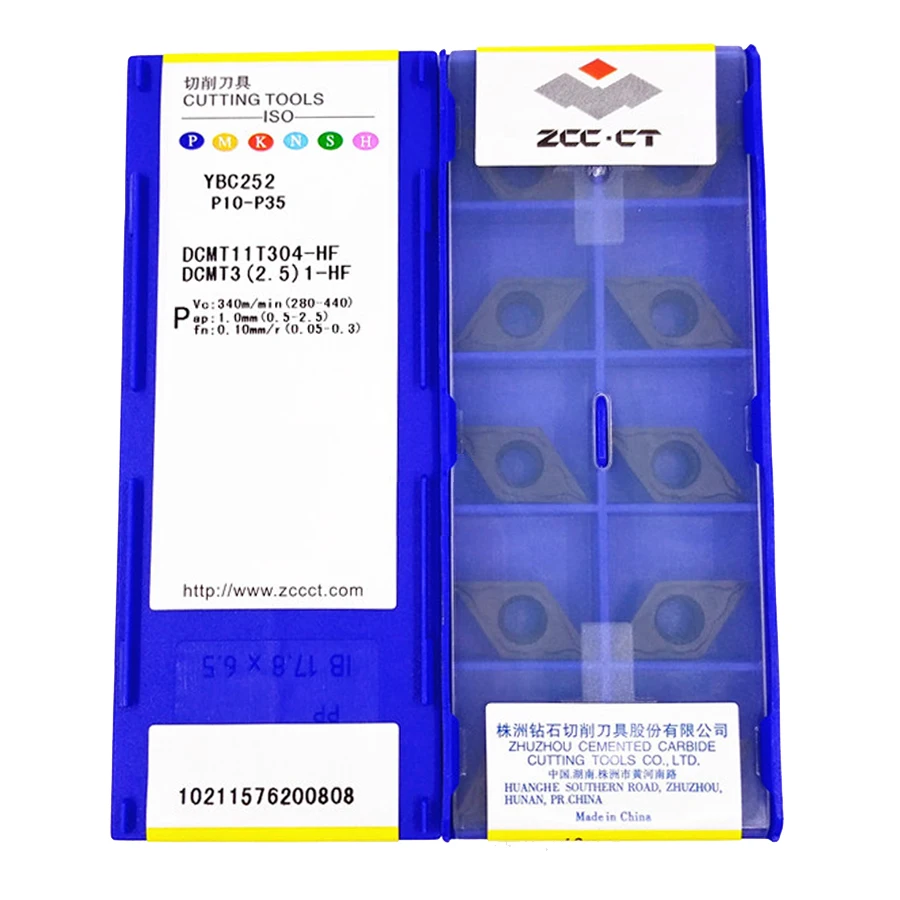 ZCC.CT DCMT11T302 DCMT11T304 DCMT11T308 YBC252 YBM153 YBC251