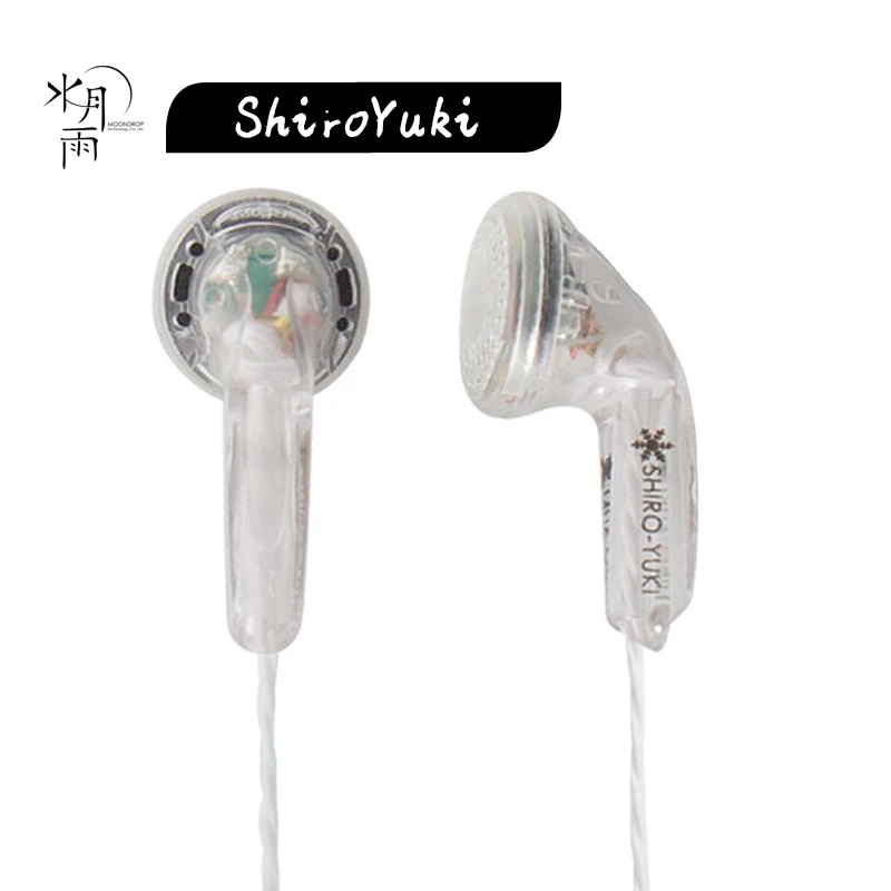 Наушники Moondrop shiroyaki White Snow HiFi динамические наушники линейного типа|Наушники и