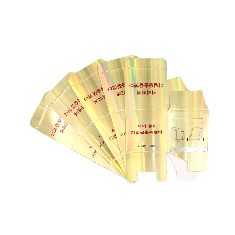 

5PCS Microblading Empty Plastic Wrap Preservative Film Box for Permanent Makeup Eyebrow Liner Tattoo Accessories Supply