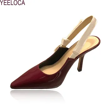 

Brand new womens high heels shoes classic for women ladies slingbacks shoes summer sandal shoes heel 10 cm high quality !