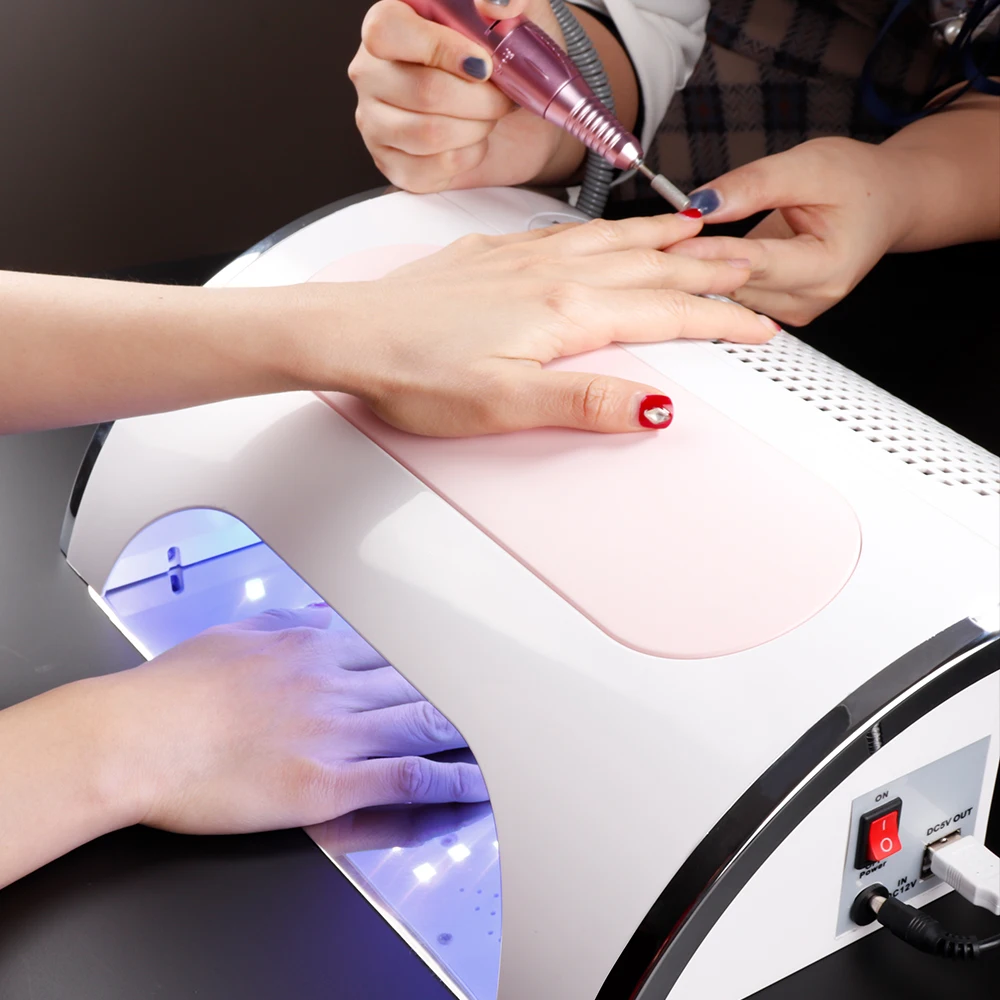  3-IN-1 54W Nail LED UV Lamp Vacuum Cleaner Suction Dust Collector 25000RPM Drill Machine Pedicure R - 4000341376137