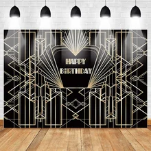 Mehofoto Gatsby фон для дня рождения Ретро Великий Гэтсби фотосъемки с