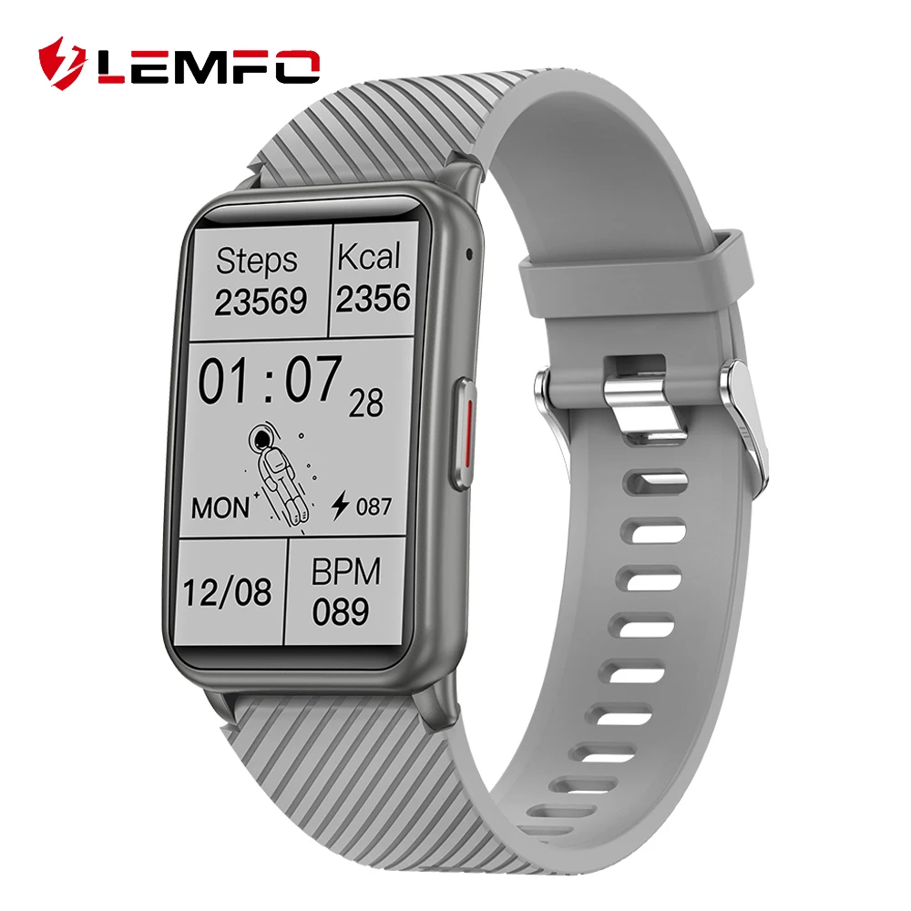 LEMFO Band 6 умные часы для мужчин Bluetooth вызов смарт-браслет