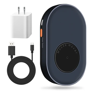 Ratón Jiggler con interruptor de encendido/apagado, simulador de movimiento sin controlador, puerto USB