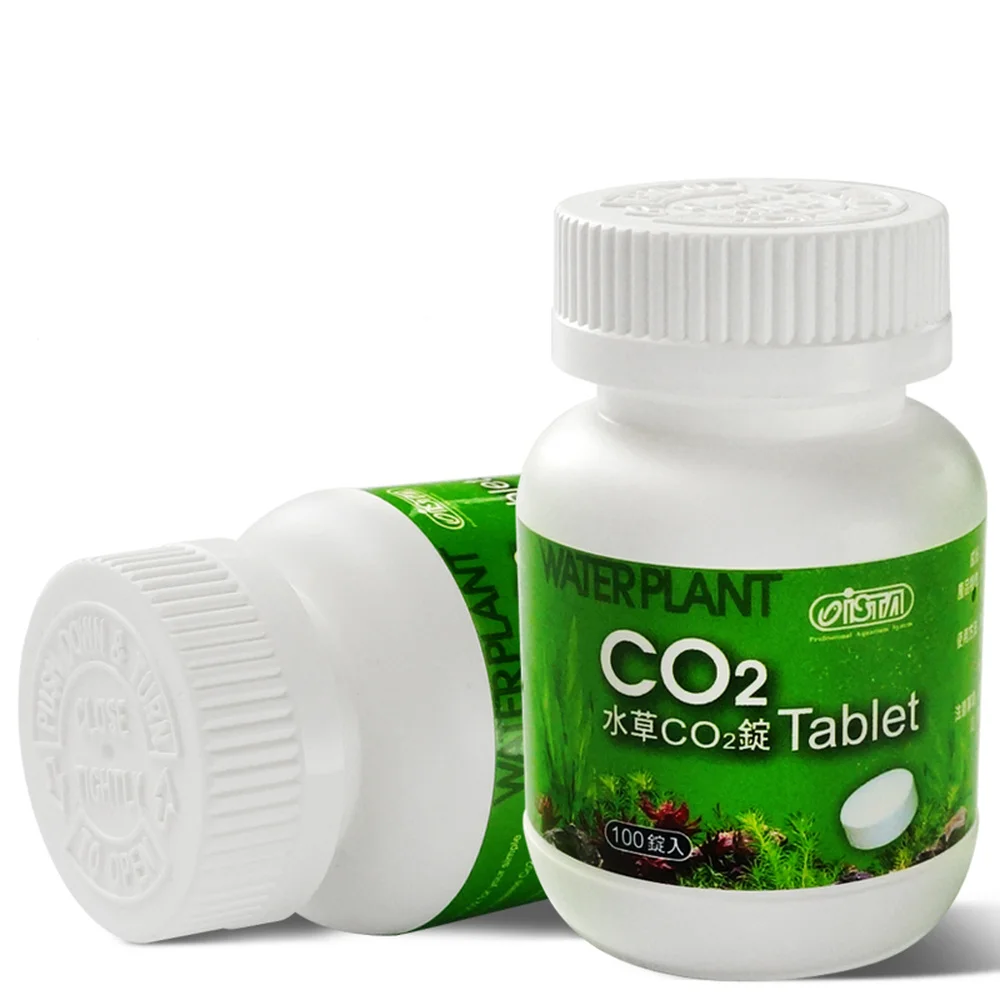 100 TAB ISTA Аквариум CO2 таблетки углекислого газа таблетки для водных растений Аквариум CO2 диффузор аксессуары для аквариума