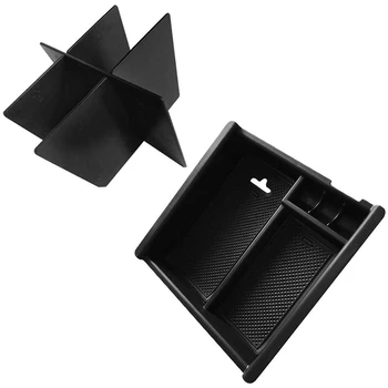 

Console Tray Organizer, for Toyota Tacoma 2016 2017 2018 2019 Center Console Insert Tray Armrest Box, with Center Console Organ