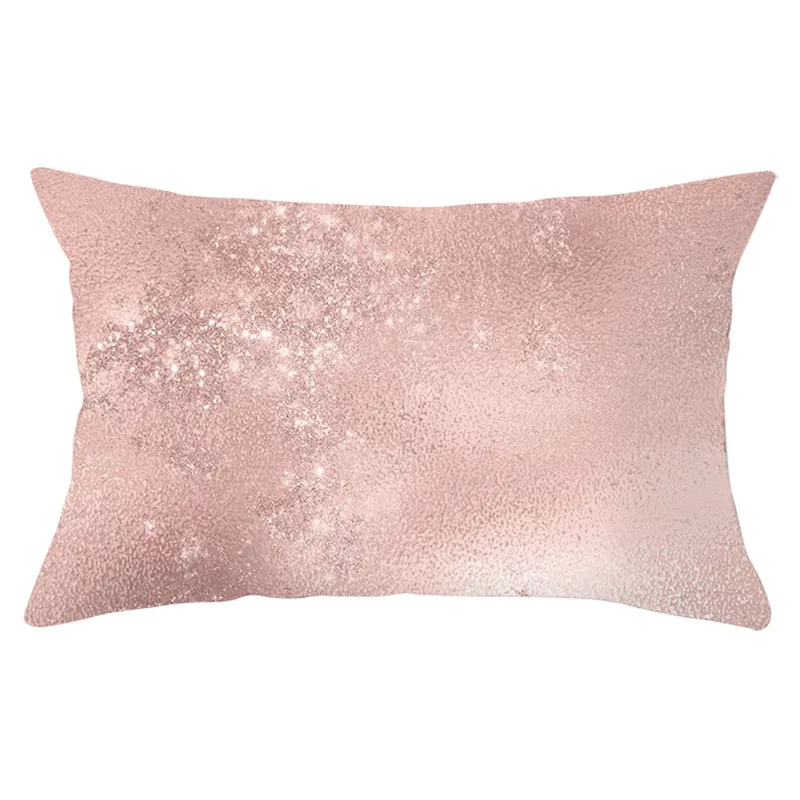 Fuwatacchi розовый прямоугольник/чехол для подушки из полиэстера Геометрическая наволочка для дивана декоративные подушки с буквами чехлы 30*50 см - Цвет: PC12328