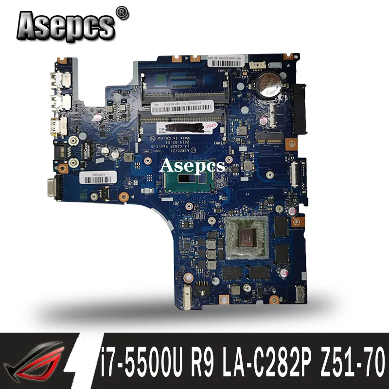 AIWZ0/Z1 LA-C282P материнская плата для For Lenovo Z51-70 Y50C XIAOXIN V4000 ноутбука CPU i7 5500U R9 M375 100%