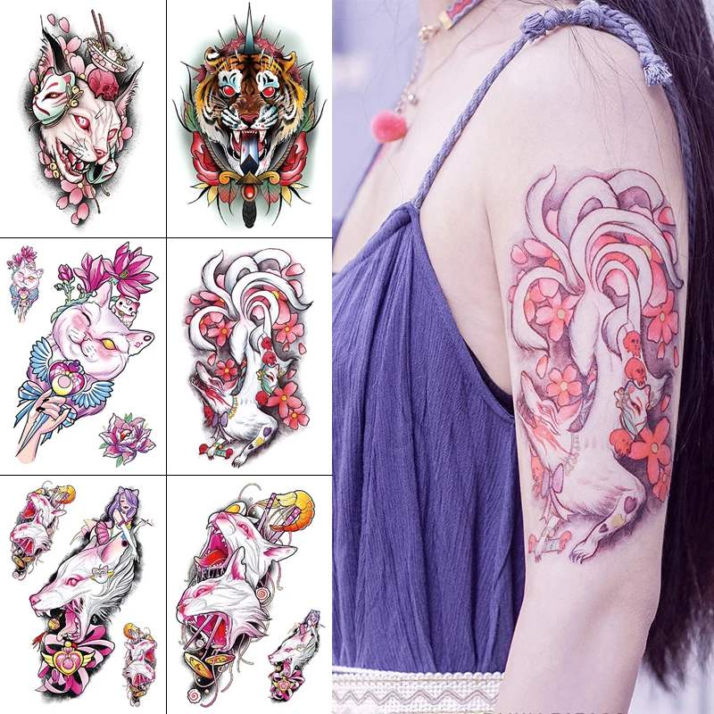150+ Tatuagens de Raposa Masculinas e Femininas (Desenhos)