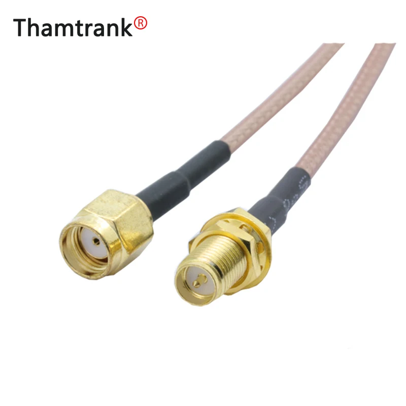 10 шт./лот WIFI роутер расширение RP SMA папа к Гнездовой разъем RF коаксиальный